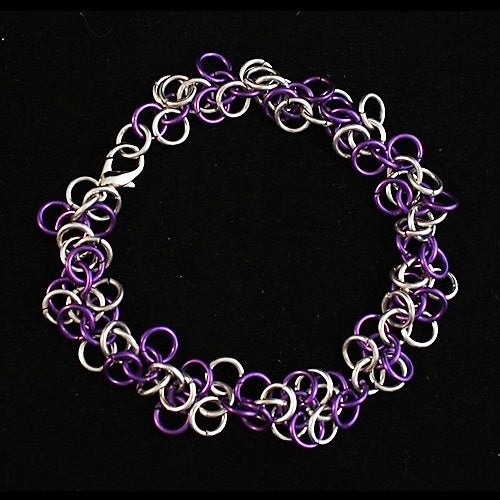 Chainmaille sieraad "Shaggy Loops"