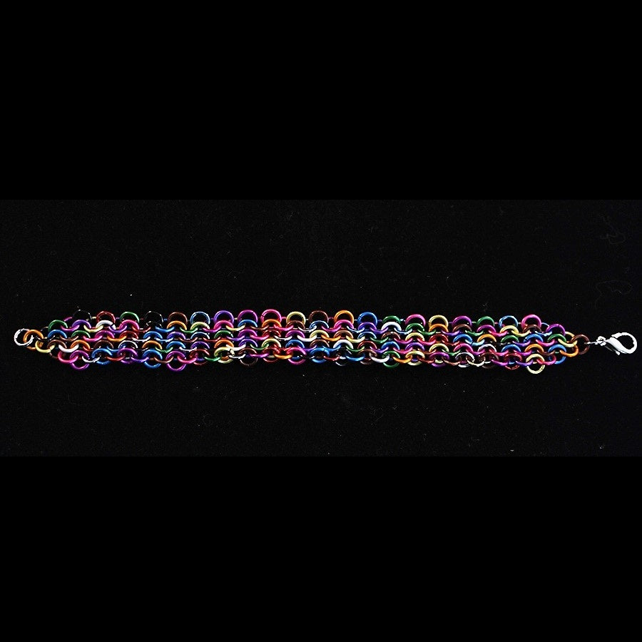 Chainmaille armband "E 4-1"