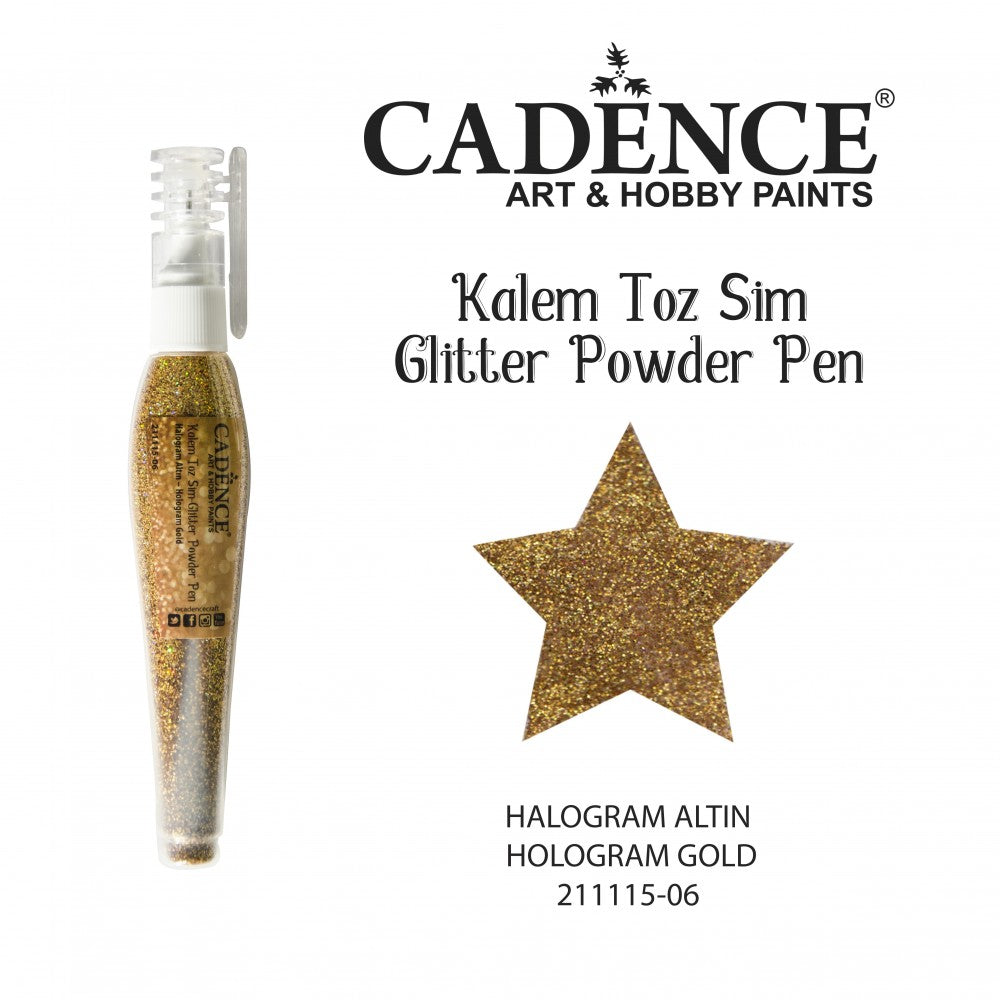 Glitterpoeder pennen