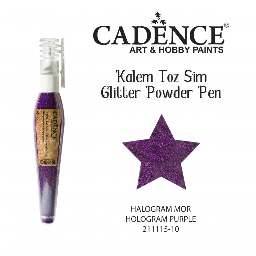 Glitterpoeder pennen