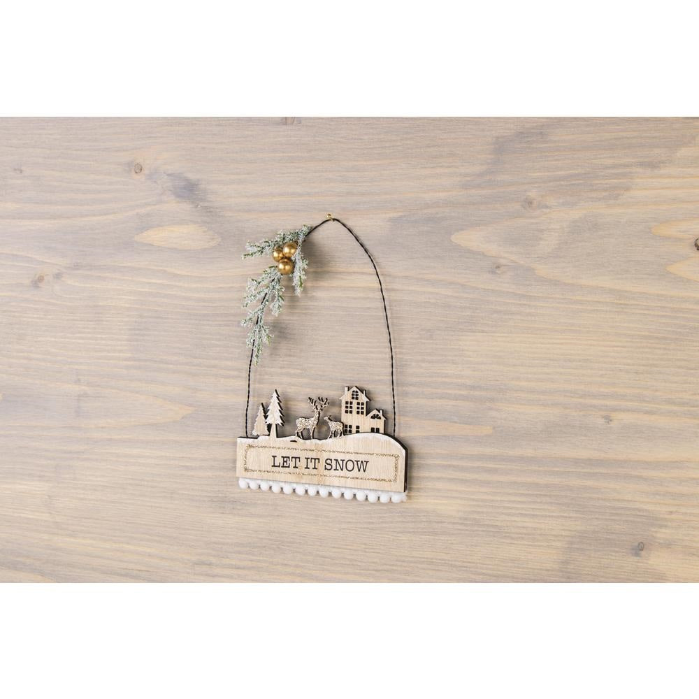 Houten deco met tekst