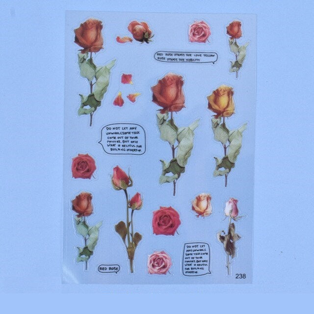 Rozen stickers